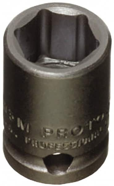 Proto - 3/8" Drive 23mm Standard Impact Socket - 6 Points, 1-3/32" OAL - Americas Industrial Supply