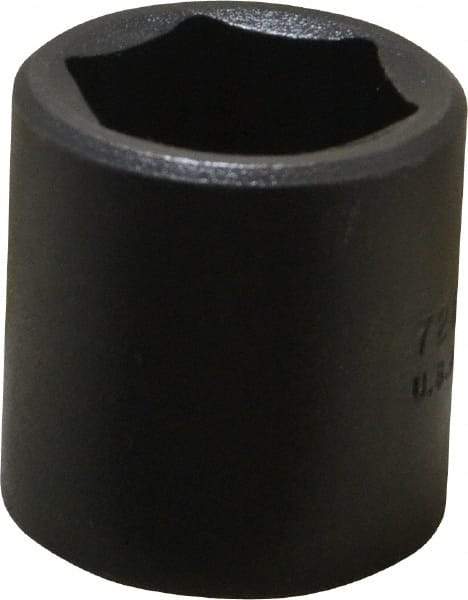 Proto - 3/8" Drive 13/16" Standard Impact Socket - 6 Points, 1-7/32" OAL - Americas Industrial Supply