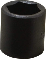 Proto - 3/8" Drive 13/16" Standard Impact Socket - 6 Points, 1-7/32" OAL - Americas Industrial Supply