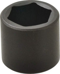 Proto - 3/8" Drive 1" Standard Impact Socket - 6 Points, 1-11/32" OAL - Americas Industrial Supply