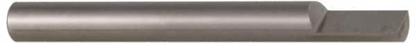 Accupro - 5/16 Inch Diameter, 2-1/2 Inch Overall Length, 1/2 Inch Split Length, Solid Carbide, Squared Split End Carbide Blank - Single End - Americas Industrial Supply