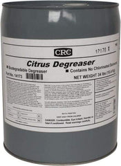 CRC - 5 Gal Bucket Cleaner/Degreaser - Liquid, Citrus & Petroleum Distillate, Citrus - Americas Industrial Supply