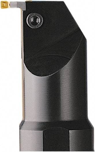 Seco - 45mm Min Bore Diam, 300mm OAL, 40mm Shank Diam, A-CGG Indexable Boring Bar - 60mm Max Bore Depth, LC.. 1606.. Insert, Clamp Holding Method - Americas Industrial Supply