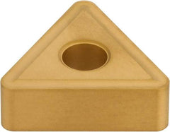 Hertel - TNMG666 R Grade HC335 Carbide Turning Insert - TiC/TiCN/TiN Finish, 60° Triangle, 3/4" Inscr Circle, 3/8" Thick, 3/32" Corner Radius - Americas Industrial Supply