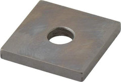 Mitutoyo - 0.127" Square Steel Gage Block - Accuracy Grade 0, Includes Certificate of Inspection - Americas Industrial Supply