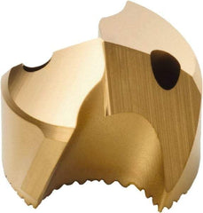 Seco - Series SD100, 13mm Diam 140° Replaceable Drill Tip - Carbide, TiAlN Finish, Through Coolant - Americas Industrial Supply
