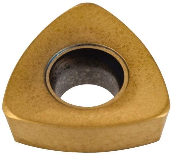 Seco - 218.19100 M06 Grade F40M Carbide Milling Insert - TiAlN/TiN Finish, 0.109" Thick, 0.278" Inscribed Circle, 0.031" Corner Radius - Americas Industrial Supply