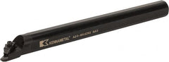 Kennametal - VP.., 3° Lead Angle A-NVJC Internal Right Hand Indexable Profiling Toolholder - 1-1/4" Shank Width, 14" Long, Steel, Through Coolant - Americas Industrial Supply