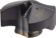 Iscar - Series IDI-SG, 0.591" Diam Grade IC908 140° Replaceable Drill Tip - Carbide, TiAlN Finish - Americas Industrial Supply