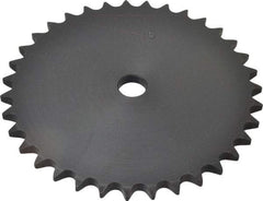 Browning - 35 Teeth, 1/2" Chain Pitch, Chain Size 40, "A" Plate Roller Chain Sprocket - 5/8" Bore Diam, 5-37/64" Pitch Diam, 5.86" Outside Diam - Americas Industrial Supply
