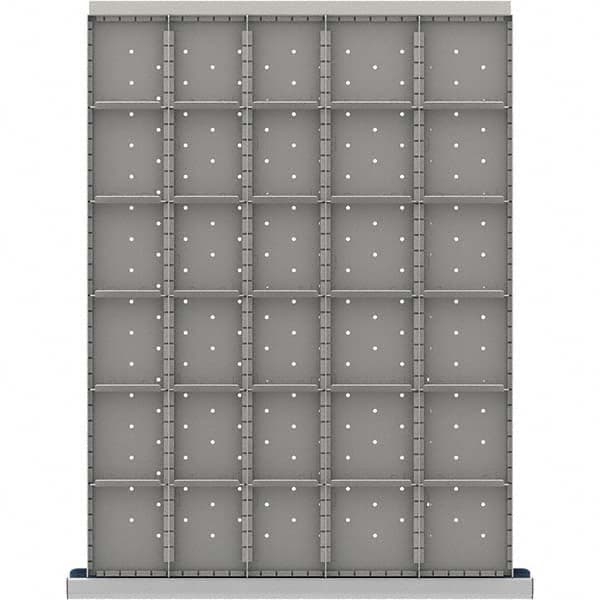 LISTA - 30-Compartment Drawer Divider Layout for 3.15" High Drawers - Americas Industrial Supply