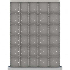 LISTA - 30-Compartment Drawer Divider Layout for 3.15" High Drawers - Americas Industrial Supply