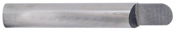 Accupro - 1/4 Inch Diameter, 4 Inch Overall Length, 3/8 Inch Split Length, Solid Carbide, Full Radius Split End Carbide Blank - Double End - Americas Industrial Supply