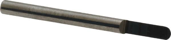 Accupro - 1/8 Inch Diameter, 1-1/2 Inch Overall Length, 3/8 Inch Split Length, Solid Carbide, Full Radius Split End Carbide Blank - Single End - Americas Industrial Supply