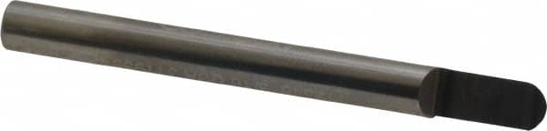 Accupro - 3/16 Inch Diameter, 2 Inch Overall Length, 3/8 Inch Split Length, Solid Carbide, Full Radius Split End Carbide Blank - Single End - Americas Industrial Supply