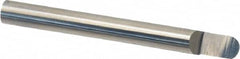 Accupro - 1/4 Inch Diameter, 2-1/2 Inch Overall Length, 3/8 Inch Split Length, Solid Carbide, Full Radius Split End Carbide Blank - Single End - Americas Industrial Supply