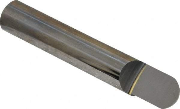 Accupro - 1/2 Inch Diameter, 3 Inch Overall Length, 5/8 Inch Split Length, Solid Carbide, Full Radius Split End Carbide Blank - Single End - Americas Industrial Supply