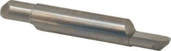 Accupro - 3/8 Inch Diameter, 2-1/2 Inch Overall Length, 1/2 Inch Split Length, Solid Carbide, Full Radius Split End Carbide Blank - Double End - Americas Industrial Supply