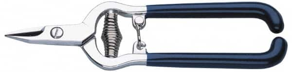 Heritage Cutlery - 5/8" Length of Cut, Straight Pattern Electrician's Snip - 6-1/2" OAL, Slip Resistant Grip Handle - Americas Industrial Supply