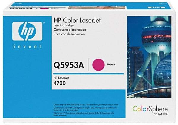 Hewlett-Packard - Magenta Toner Cartridge - Use with HP Color LaserJet 4700, 4700n, 4700dn, 4700dtn, 4700ph+. - Americas Industrial Supply