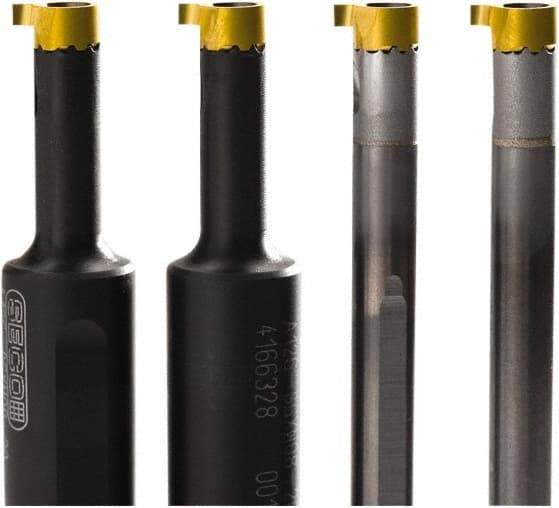 Seco - 8mm Min Bore Diam, 86.5mm OAL, 6mm Shank Diam, E-SGXN Indexable Boring Bar - 1.7mm Max Bore Depth, LCEX 0804.. Insert, Screw Holding Method - Americas Industrial Supply