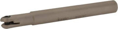 Iscar - 1/2" Cut Diam, 1/2" Shank Diam, 4.7" OAL, Indexable Ball Nose End Mill - 1.2" Head Length, Straight Shank, HCM D.50 Toolholder, HBF D.50, HBR D.50, HCR D.50 Insert - Americas Industrial Supply