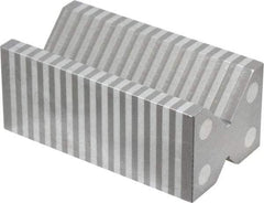 Value Collection - 1-3/4" Max Capacity, 90° Angle, Aluminum V-Block - 4-3/8" Long x 2-3/8" Wide x 1-7/8" High, Sold as Individual - Americas Industrial Supply