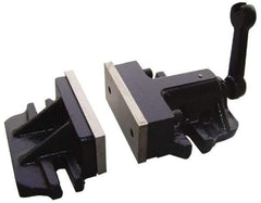 Interstate - 6" Jaw Width, Horizontal Stationary Machine Vise - Manual Operation, 1 Station, 13" Long x 2-29/32" Deep, 2-3/4" Jaw Height - Americas Industrial Supply