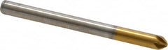 Melin Tool - 1/8" Head Diam, 1/8" Shank Diam, 6 Flute 82° Cobalt Countersink - Americas Industrial Supply