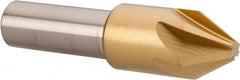 Melin Tool - 1/2" Head Diam, 3/8" Shank Diam, 6 Flute 60° Cobalt Countersink - Americas Industrial Supply