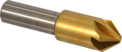 Melin Tool - 1/2" Head Diam, 3/8" Shank Diam, 6 Flute 82° Cobalt Countersink - Americas Industrial Supply