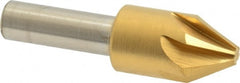 Melin Tool - 5/8" Head Diam, 3/8" Shank Diam, 6 Flute 60° Cobalt Countersink - Americas Industrial Supply