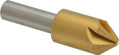 Melin Tool - 5/8" Head Diam, 3/8" Shank Diam, 6 Flute 82° Cobalt Countersink - Americas Industrial Supply