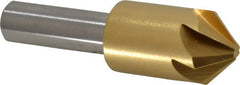 Melin Tool - 5/8" Head Diam, 3/8" Shank Diam, 6 Flute 90° Cobalt Countersink - Americas Industrial Supply