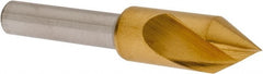 Melin Tool - 3/8" Head Diam, 1/4" Shank Diam, 1 Flute 60° Cobalt Countersink - Americas Industrial Supply
