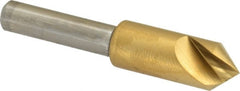 Melin Tool - 3/8" Head Diam, 1/4" Shank Diam, 1 Flute 82° Cobalt Countersink - Americas Industrial Supply