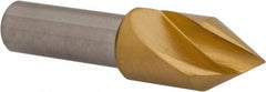 Melin Tool - 1/2" Head Diam, 3/8" Shank Diam, 1 Flute 60° Cobalt Countersink - Americas Industrial Supply