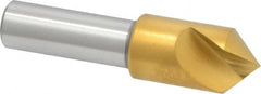 Melin Tool - 1/2" Head Diam, 3/8" Shank Diam, 1 Flute 90° Cobalt Countersink - Americas Industrial Supply
