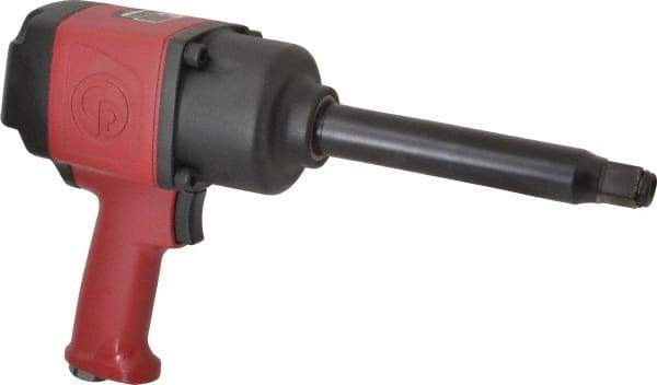 Chicago Pneumatic - 3/4" Drive, 6,300 RPM, 1,200 Ft/Lb Torque Impact Wrench - Pistol Grip Handle, 850 IPM, 7.5 CFM, 90 psi, 3/8" NPTF Inlet - Americas Industrial Supply