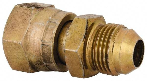 Voss - 3/4-16 Male Thread x 13/16-16 Female Thread, Zinc Plated Carbon Steel Industrial Pipe Adapter - MJIC x FORFS - Americas Industrial Supply