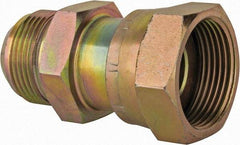 Voss - 1-15/16 - 12 Male Thread x 1-7/16 - 12 Female Thread, Zinc Plated Carbon Steel Industrial Pipe Adapter - MJIC x FORFS - Americas Industrial Supply
