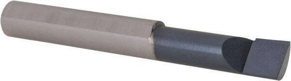 Scientific Cutting Tools - 0.31" Min Bore Diam, 1" Max Bore Depth, 5/16 Shank Diam, Radial Relief Boring Bar - Americas Industrial Supply