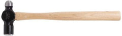 Blackhawk by Proto - 1 Lb Head Forged Steel Ball Pein Hammer - 14" Wood Handle, 14" OAL - Americas Industrial Supply