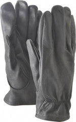 Ansell - Size L (9) Deerskin General Protection Work Gloves - For Work & Driver, Uncoated, Full Fingered, Black, Paired - Americas Industrial Supply