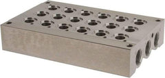 Value Collection - 3/8" Inlet, 1/2" Outlet Manifold - 120°F Max, 145 Max PSI, 6 Outlet Ports - Americas Industrial Supply