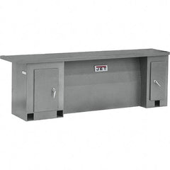 Jet - 48" Long x 40" High x 30" Deep, Lathe Cabinet Stand - Compatible with 13 x 40 Geared Head Bench Lathes - Americas Industrial Supply