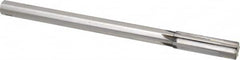 Made in USA - 0.63" Carbide-Tipped 6 Flute Chucking Reamer - Straight Flute, 9/16" Straight Shank, 2-1/4" Flute Length, 9" OAL - Americas Industrial Supply