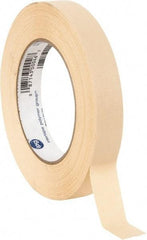 Intertape - 3/4" Wide x 60 Yd Long Tan Paper Masking Tape - Series PG5, 6.3 mil Thick, 25 In/Lb Tensile Strength - Americas Industrial Supply