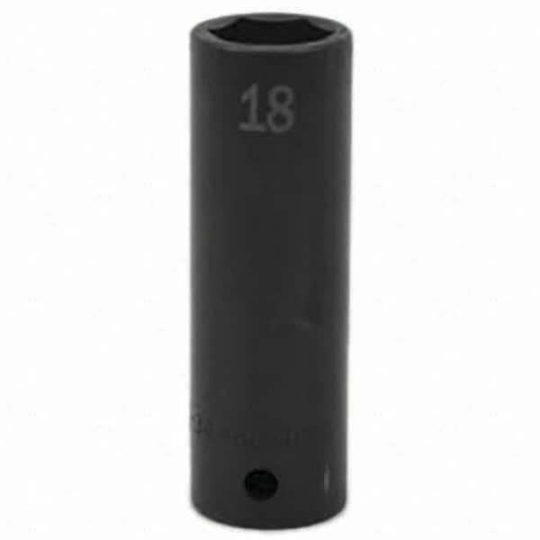 SK - Impact Socket - 1/2"DR 18MM DEEP IMPACT SOCKET - Americas Industrial Supply