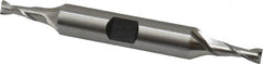Hertel - 11/64", 7/16" LOC, 3/8" Shank Diam, 3-1/8" OAL, 2 Flute, Cobalt Square End Mill - Double End, Uncoated, Spiral Flute, 30° Helix, Centercutting, Right Hand Cut, Right Hand Flute - Americas Industrial Supply